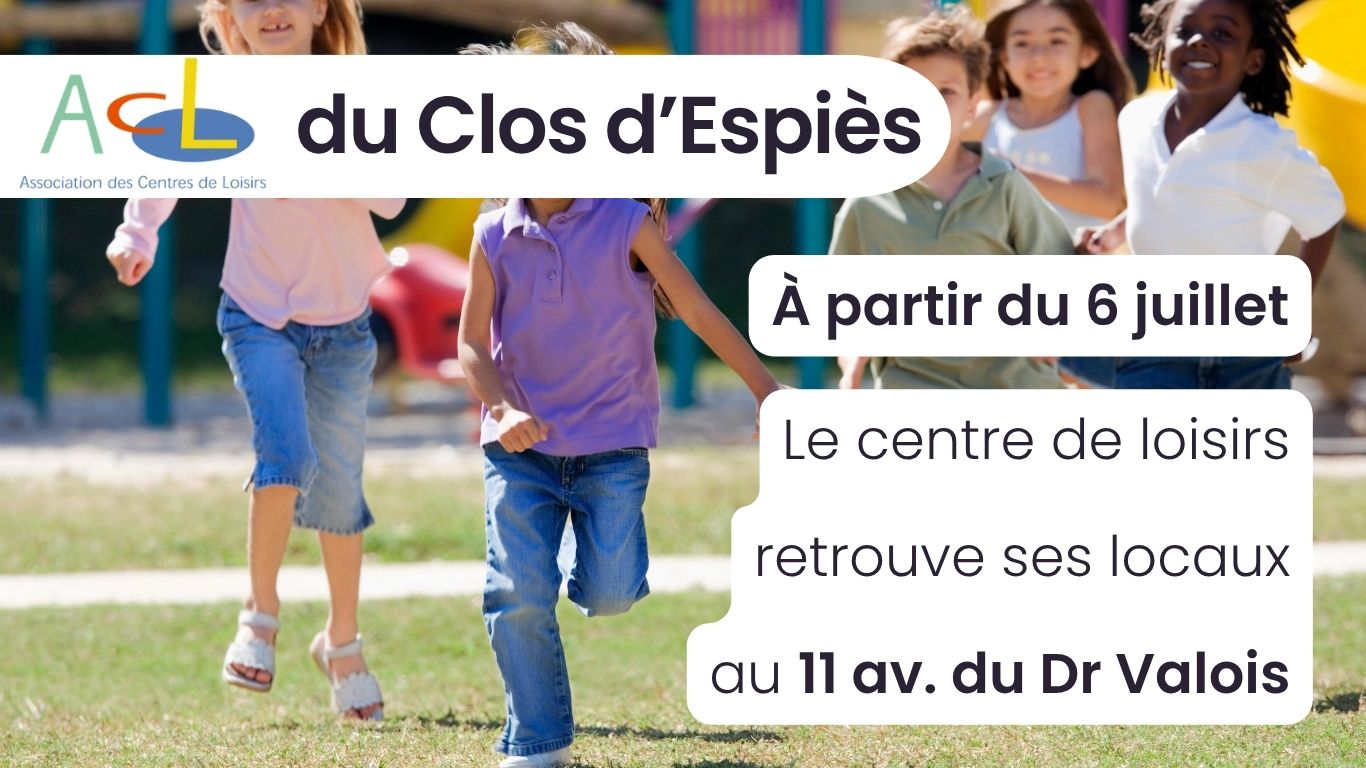 Le centre de loisirs du Clos d'Espiès retrouve ses locaux