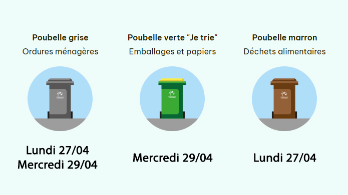 Ramassage des poubelles du 1er mai