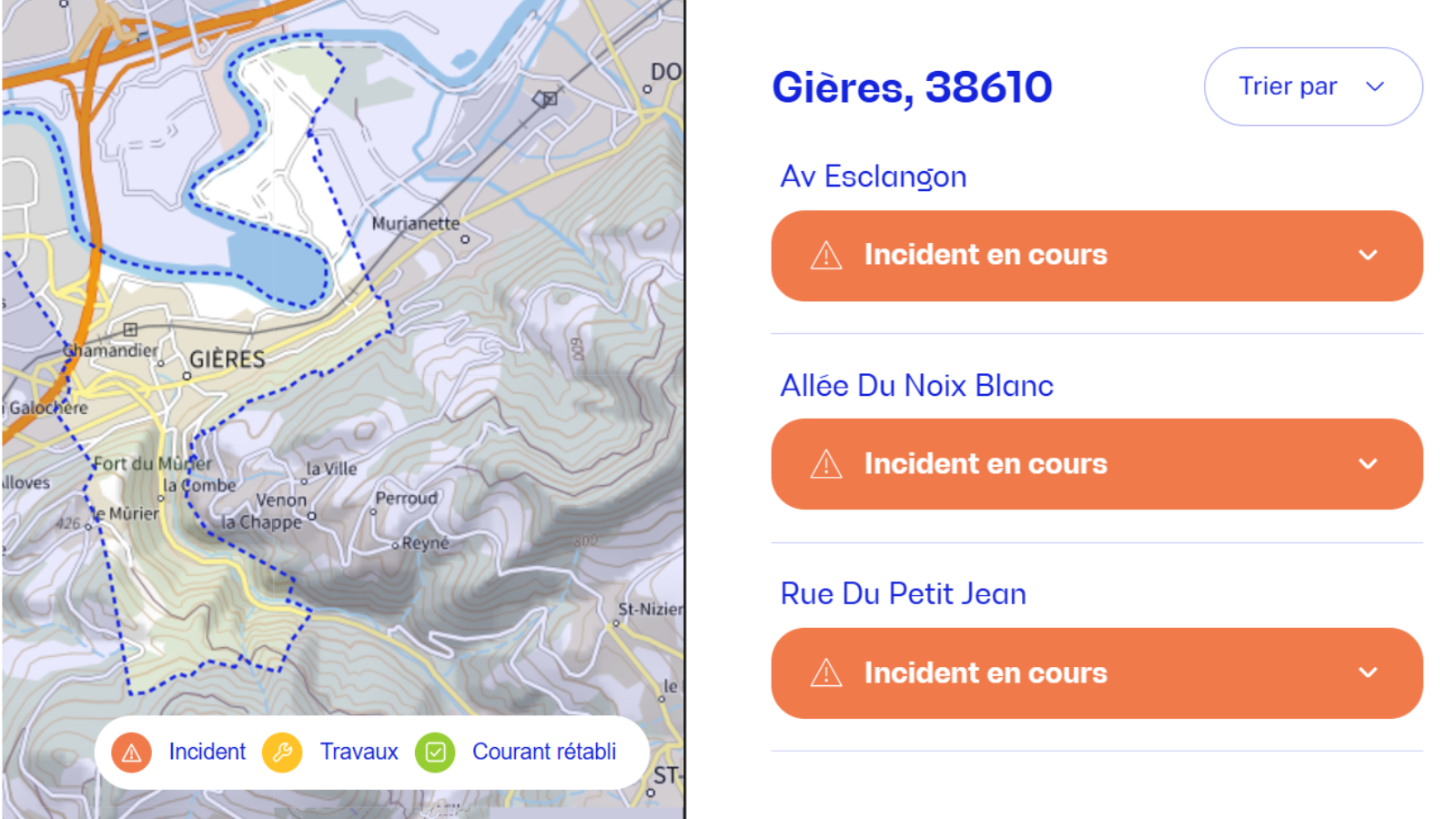 Panne d'électricité