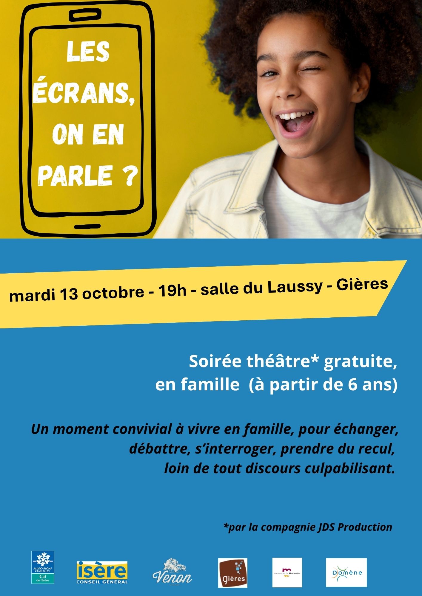 affiche soiree ecran 13 octobre