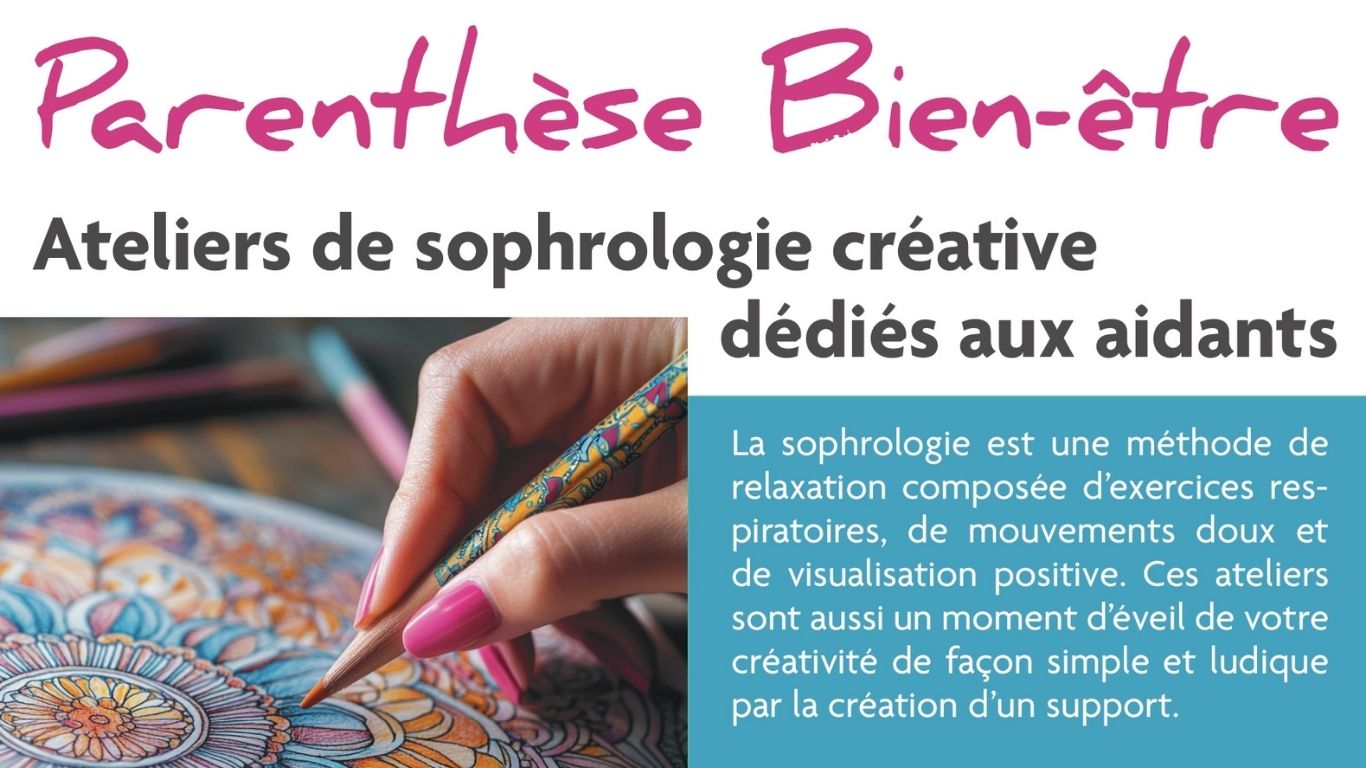 Atelier de sophrologie créative dédiés aux aidants